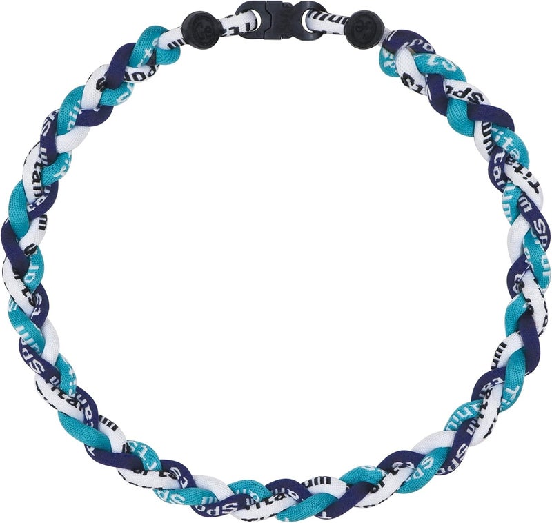 SUPBOMM Baseball Rope Necklaces, League Team Colors Braided Necklace, Baseball Team Gifts - Image 1